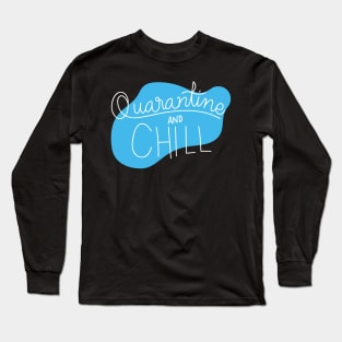 Quarantine & Chil | Social DIstancing Club Long Sleeve T-Shirt